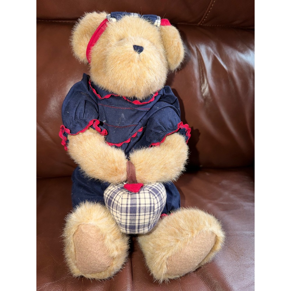 Boyds Bears Adeline Q Appleton Best Dressed Series‎ Jointed Plush Teddy Bear
